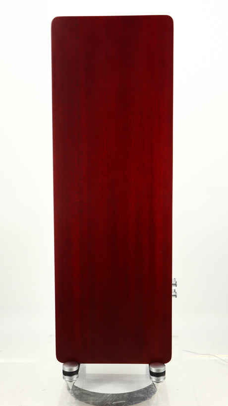 Right side view of a used Quad S4 Floorstanding Speaker in a sapele mahogany finish