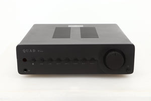 Front view of a used Quad Vena Integrated Amplifier in Lancaster Grey finish 