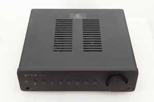 Top view of a used Quad Vena Integrated Amplifier in Lancaster Grey finish 