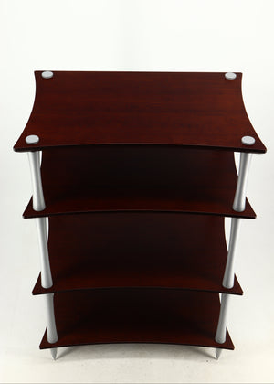 Top of a used Quadraspire Q4 EVO Hifi Support in a dark cherry finish
