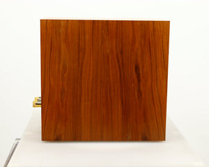 Left side view of a used Red Rose Music Spirit Ribbon Standmount Speaker in a rosewood finish
