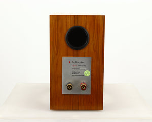 Rear view of a used Red Rose Music Spirit Ribbon Standmount Speaker in a rosewood finish