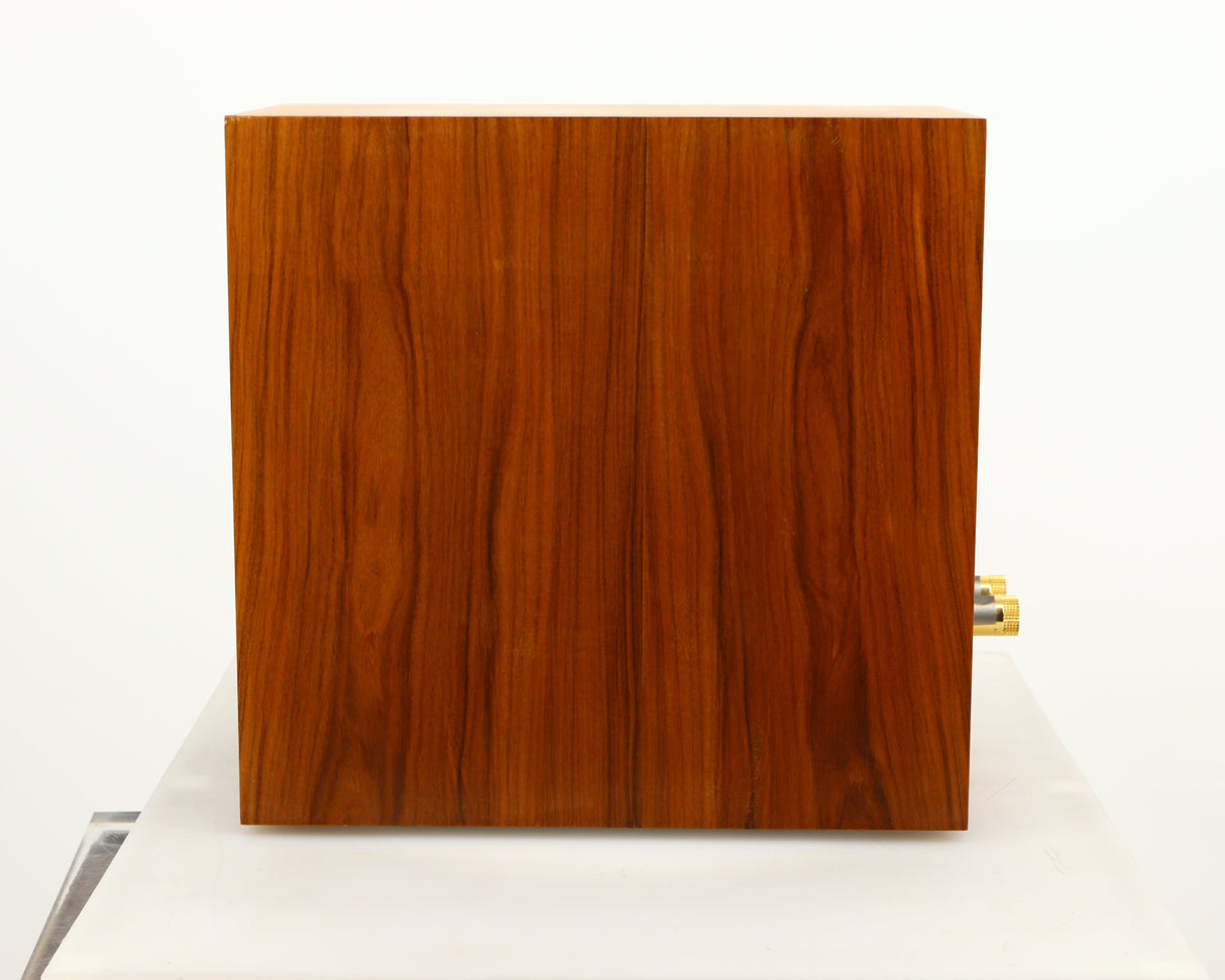 Right side view of a used Red Rose Music Spirit Ribbon Standmount Speaker in a rosewood finish