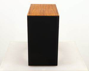 Top of a used Red Rose Music Spirit Ribbon Standmount Speaker in a rosewood finish