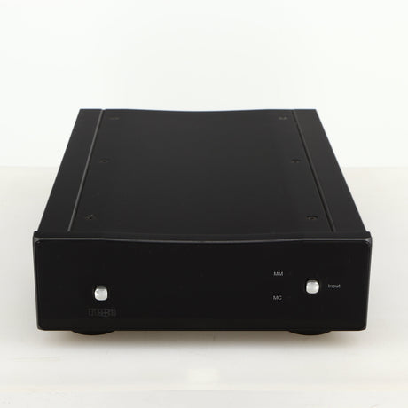Front view of a used Rega Aria MK2 Phonostage in a black finish