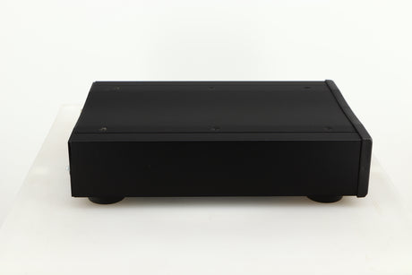 Left side view of a used Rega Aria MK2 Phonostage in a black finish