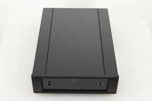 Top of a used Rega Aria MK3 Phonostage in a black finish