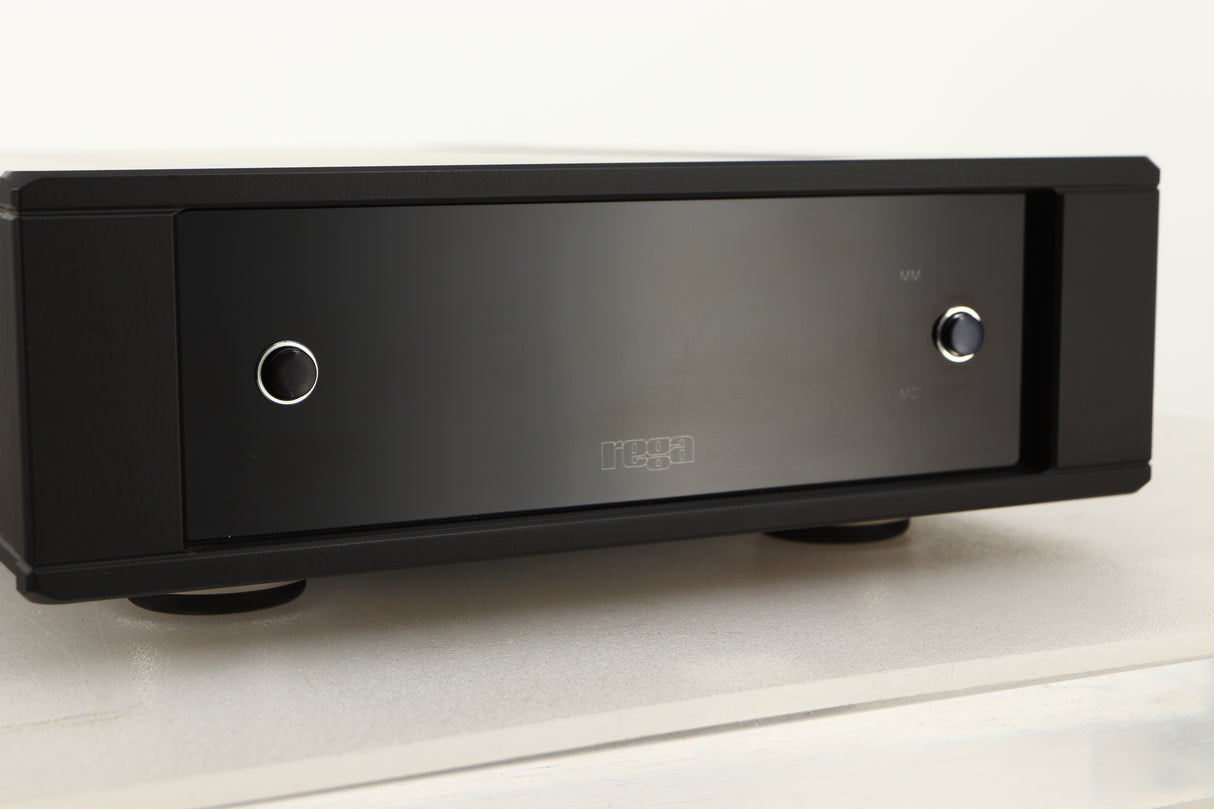 Close up view of a used Rega Aria Mk3 Phonostage