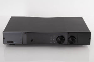 Front view of a used Rega Brio Integrated Amplifier in a Black finish