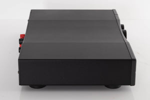 Left side view of a used Rega Brio Integrated Amplifier in a Black finish