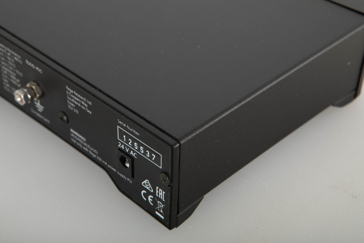 Rear right corner view of a used Rega FONO MC Mk3 Phonostage