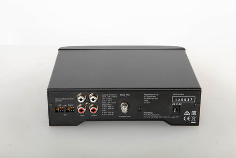 Rear view of a used Rega FONO MC Mk3 Phonostage
