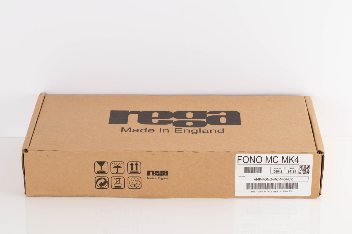 Box for a used Rega FONO MC MK4 Phonostage in a Black finish