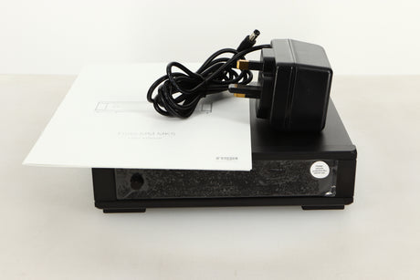 Front view of a used Rega FONO MM Mk5 Phonostage with mains cable and manual