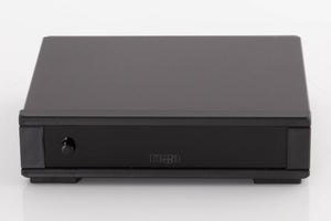 Front view of a used Rega FONO MM MK5 Phonostage in a Black finish