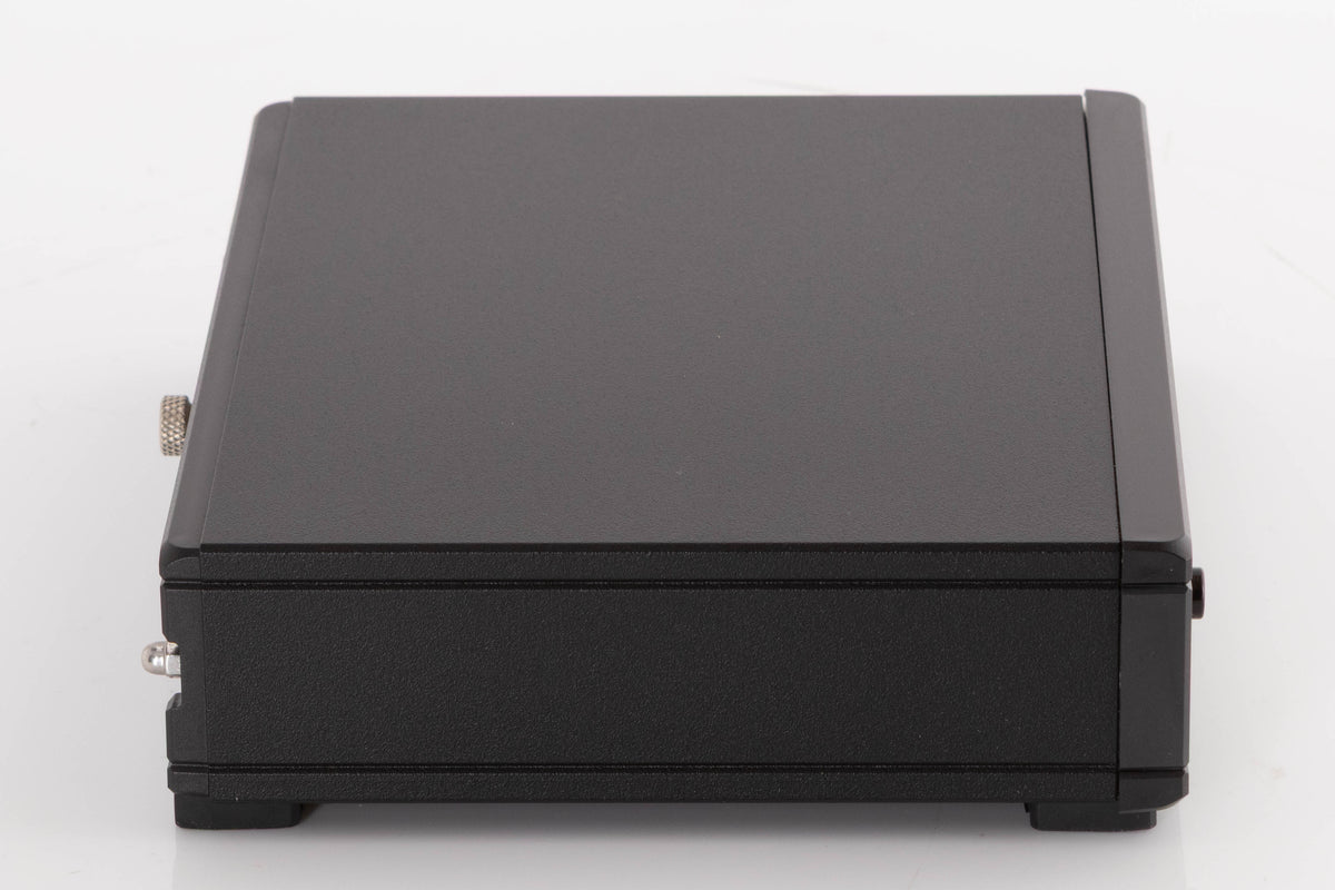 Left side view of a used Rega FONO MM MK5 Phonostage in a Black finish