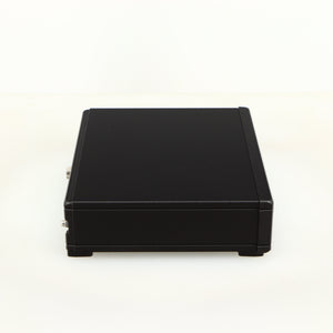 Left side view of a used Rega FONO MM MK5 Phonostage in a black finish