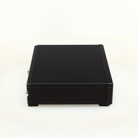Left side view of a used Rega FONO MM MK5 Phonostage in a black finish