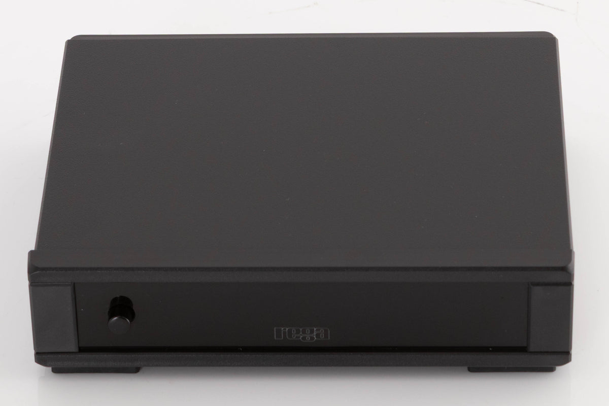 Top of a used Rega FONO MM MK5 Phonostage in a Black finish
