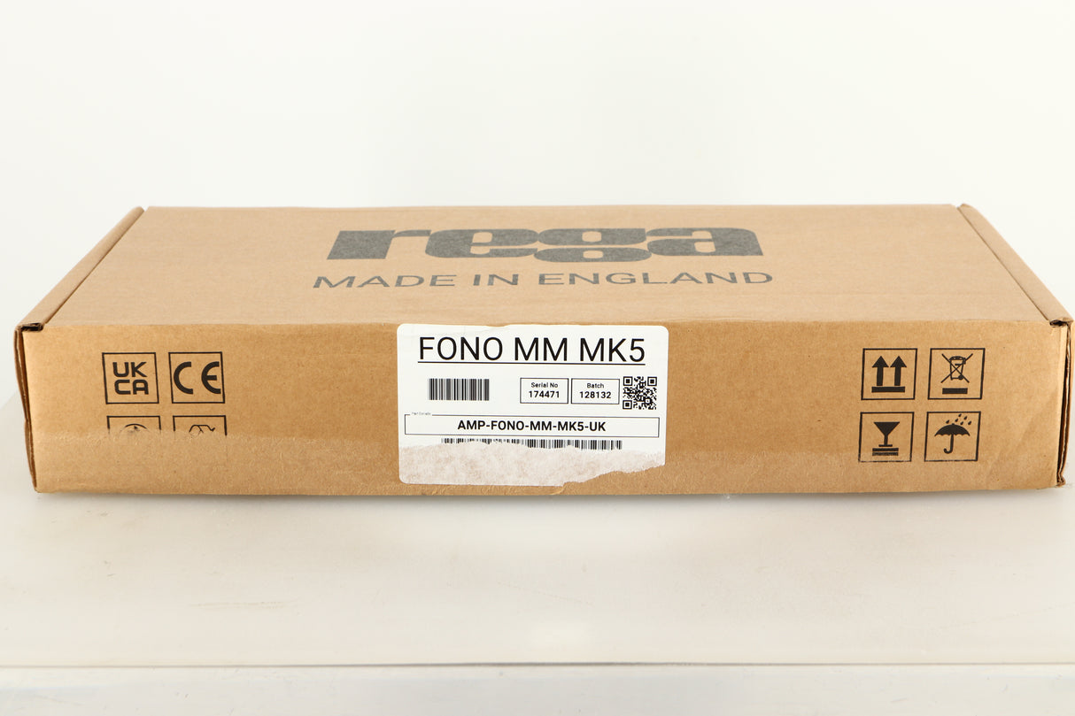 Box of a used Rega FONO MM Mk5 Phonostage