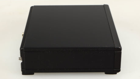 Left side view of a used Rega FONO MM MK5 Phonostage in a black finish
