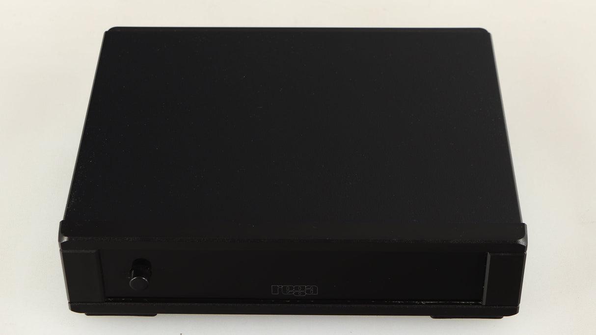 Top of a used Rega FONO MM MK5 Phonostage in a black finish