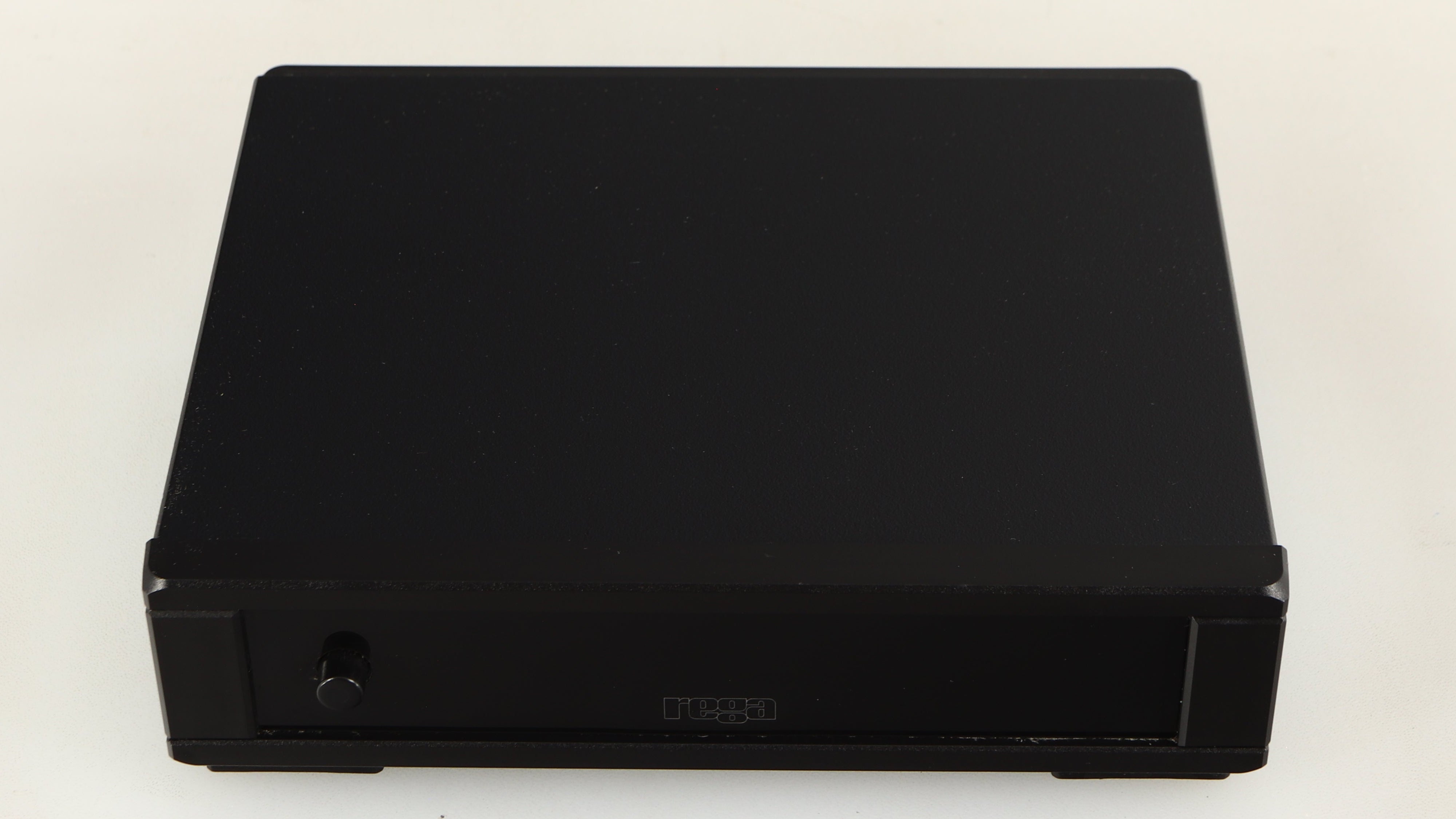 Top of a used Rega FONO MM MK5 Phonostage in a black finish