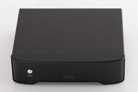 Top of a used Rega FONO MM Phonostage in a Black finish