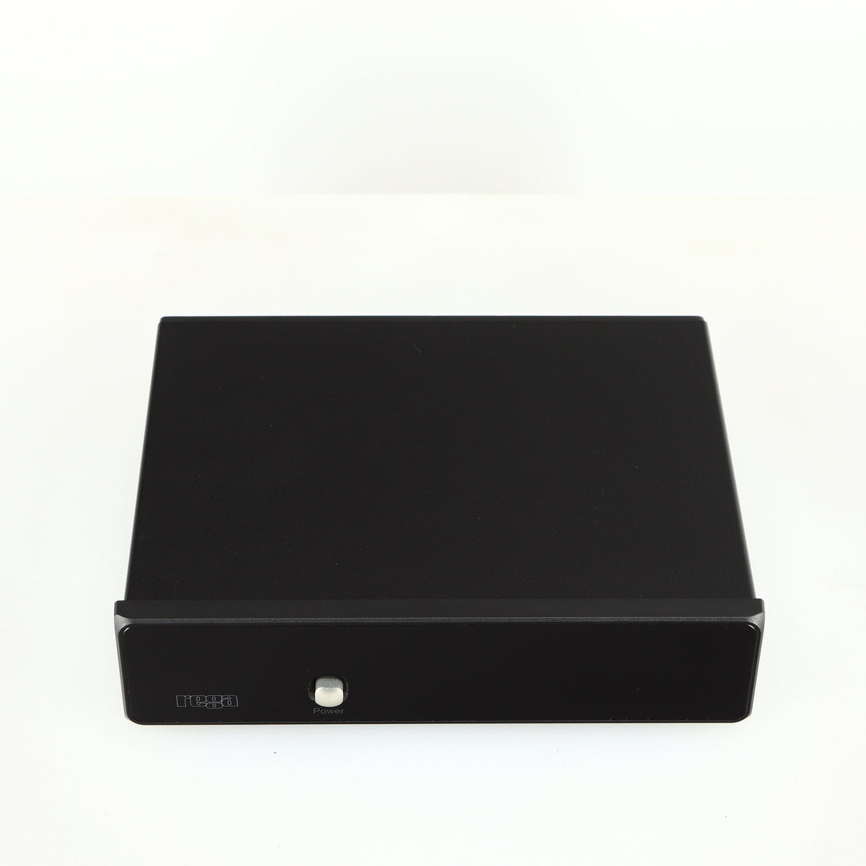 Top of a used Rega FONO MM Phonostage in a black finish