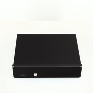 Top of a used Rega FONO MM Phonostage in a black finish