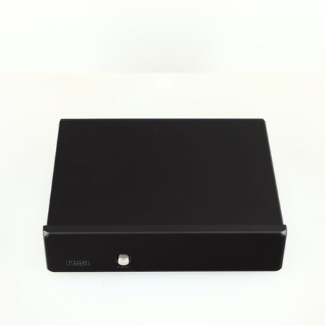 Top of a used Rega FONO MM Phonostage in a black finish