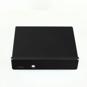 Top of a used Rega FONO MM Phonostage with a black finish