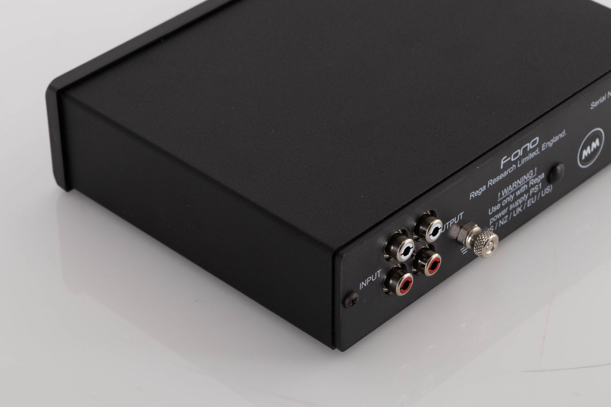Rear left corner view of a used Rega FONO MM Phonostage