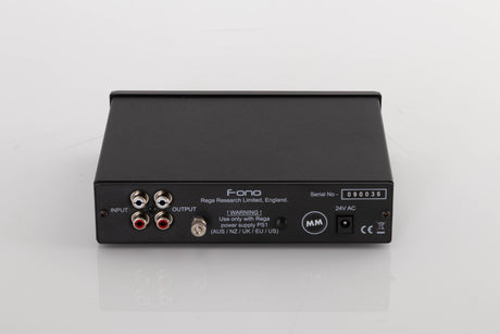 Rear view of a used Rega FONO MM Phonostage