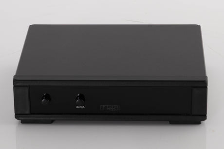 Front view of a used Rega NEO Turntable Power Supply in a Black finish