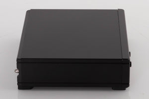 Left side view of a used Rega NEO Turntable Power Supply in a Black finish