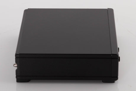 Left side view of a used Rega NEO Turntable Power Supply in a Black finish