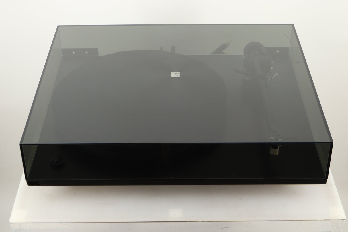 Top view of a used Rega P3 Turntable in Black finish