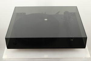 Top view of a used Rega P3 Turntable in Black finish