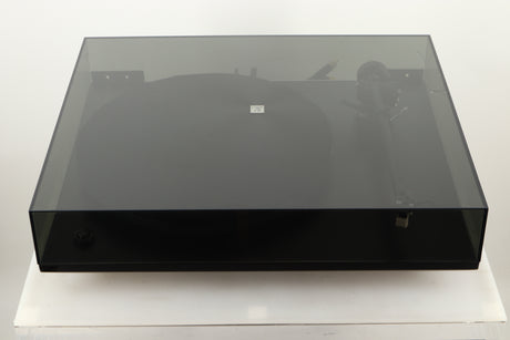Top view of a used Rega P3 Turntable in Black finish