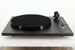 Front view of a used Rega Planar 1 Plus Turntable in Matt Black 