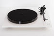 Front view of a used Rega Planar 1 Turntable in a White finish