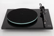 Front view of a used Rega Planar 2 Turntable in a Black finish