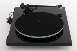 Left side view of a used Rega Planar 2 Turntable in a Black finish