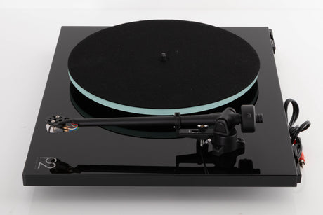 Right side view of a used Rega Planar 2 Turntable in a Black finish