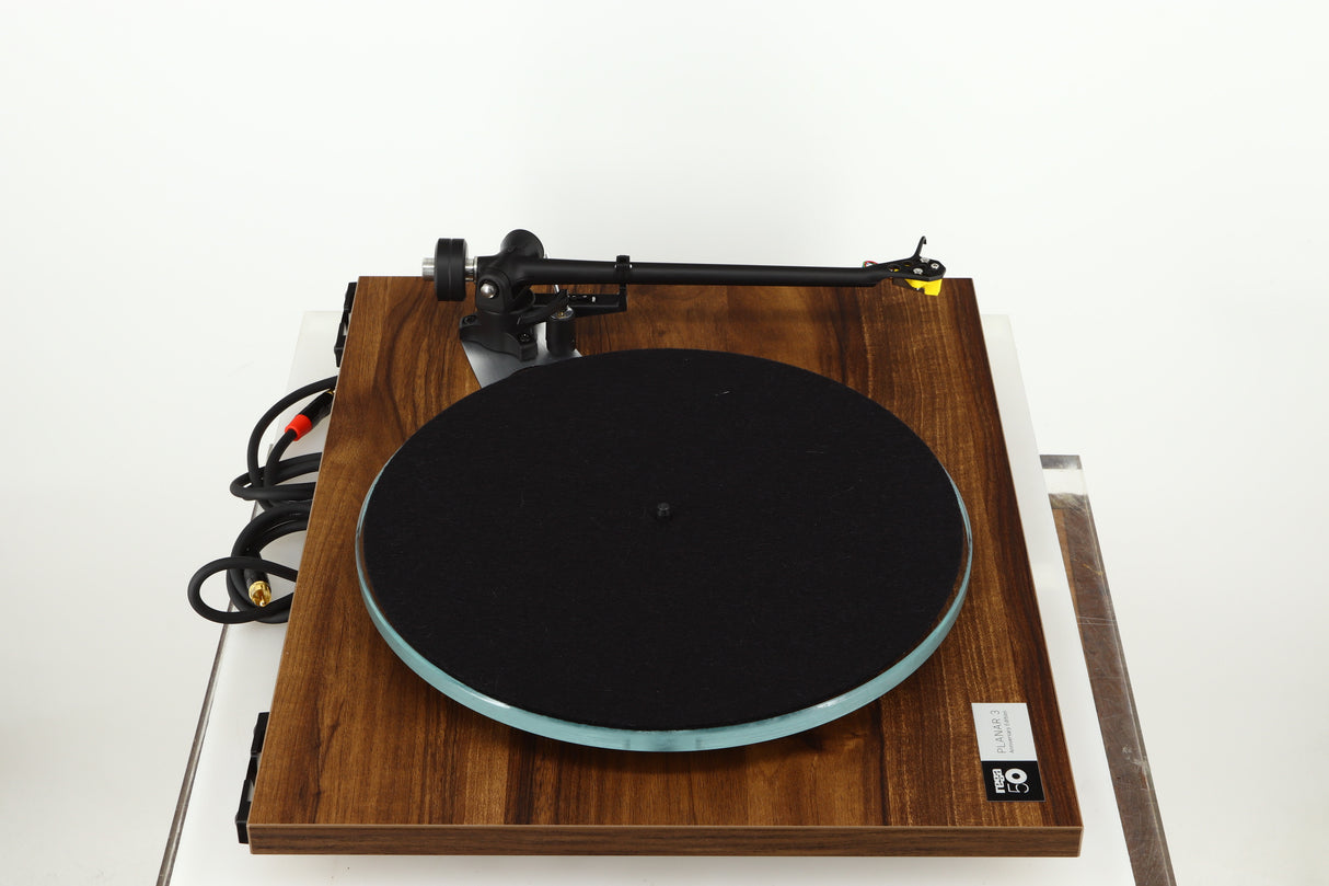 Rega Planar 3 50th Anniversary Turntable - Walnut