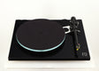 Front view of a used Rega Planar 3 Turntable / Elys Cartridge in a black finish