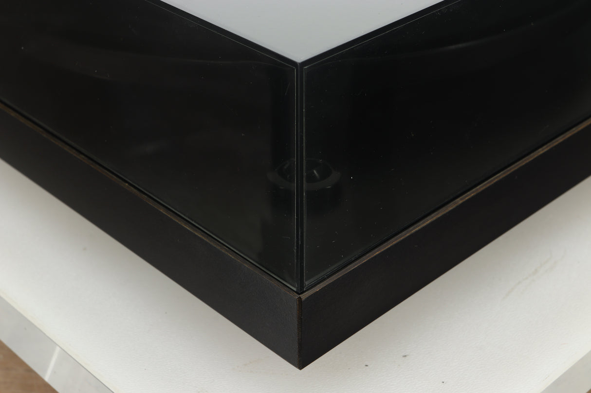 Front left corner view of a used Rega Planar 3 Turntable 