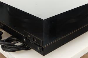 Rear right corner view of a used Rega Planar 3 Turntable