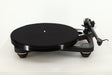 Front view of a used Rega Planar 8 Turntable in Black finish with an Ania Pro Cartridge